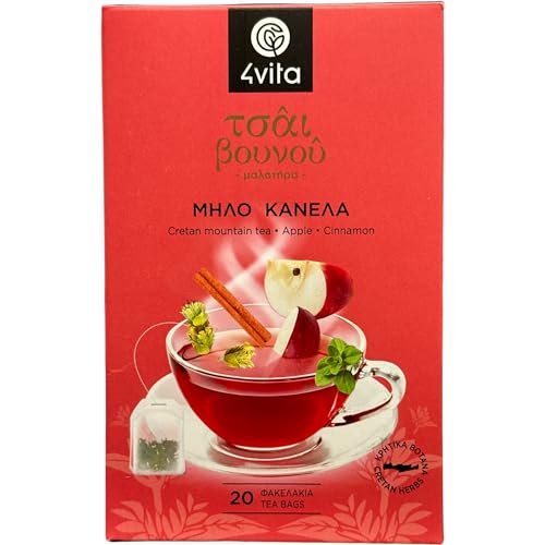 Kretischer Bergtee "Apfel-Zimt" (20 Beutel á 1,5 g) von 4Vita