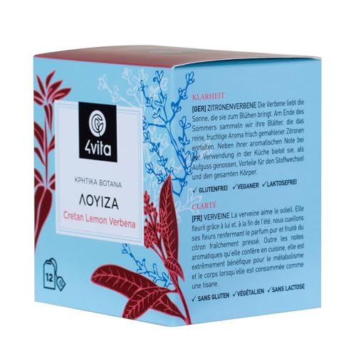 Zitronenverbena Tee "Luiza" - 4vita - (Box / 12 Teebeutel á 1,5 g) von 4Vita