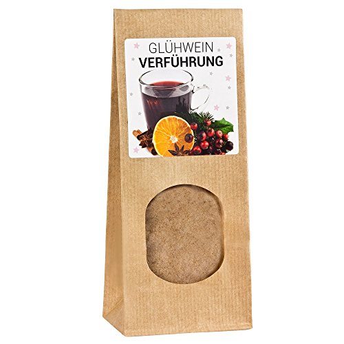 GLÜHWEIN-Verführung GEWÜRZ Mischung, 80g | Geschenk Weihnachten Geschenkidee Adventskalender Füllung Mann Frau Nikolaus von 4youDesign