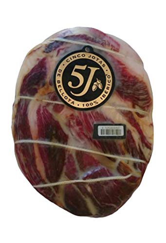 100 % Iberico Pata Negra Bellota vorderschinken (Schinken ohne Knochen) 5 Jotas von 2,5 kg von Cinco Jotas