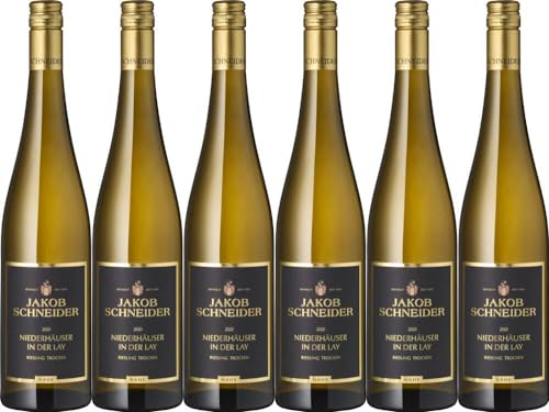 6x Riesling trocken In der Lay Jakob Schneider 2022 - Weingut Jakob Schneider, Nahe - Weißwein von Weingut Jakob Schneider