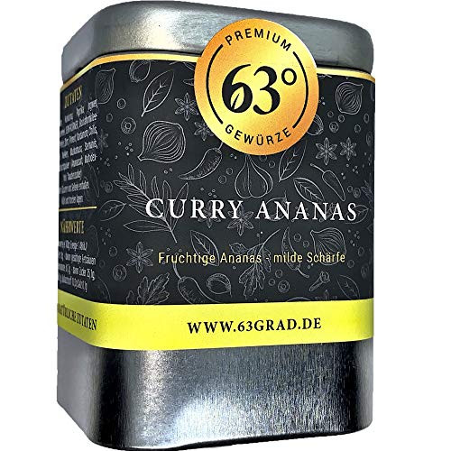 63 Grad - Ananas Curry - fruchtig lecker, mild scharf Geheimtipp! (75g) von 63 Grad