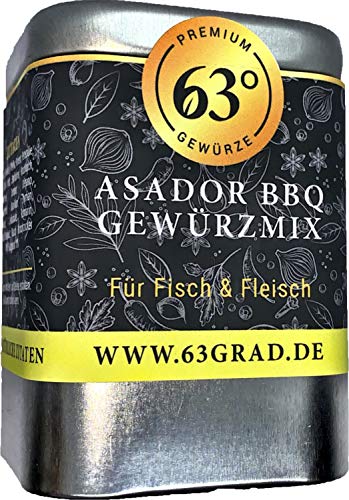 63 Grad - Asador BBQ Gewürzmix - Rassiges Barbecue Gewürz (90g) von 63 Grad