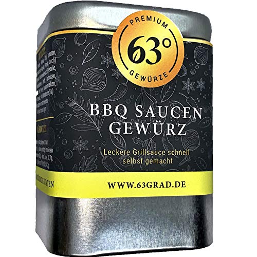 63 Grad - BBQ Saucen Gewürz - BBQ Sauce selber machen (90g) von 63 Grad