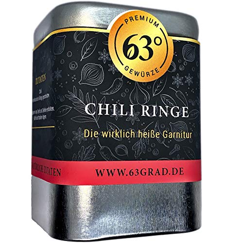 63 Grad - Chili Ringe - Feine Schärfe zum kochen und garnieren (20g) von 63 Grad