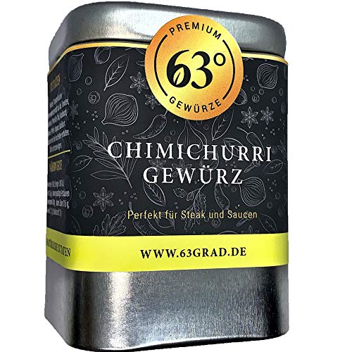 63 Grad - Chimichuri Gewürz - Gewürzmischung für die bekannte Steak Sauce (60g) von 63 Grad