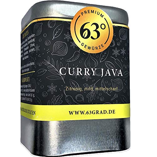 63 Grad - Curry Java - zitronig, mittelscharfe Curry Mischung (70g) von 63 Grad