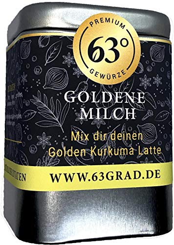 63 Grad - Goldene Milch - Ayurvedische Gewürzmischung für die Golden Milk (75g) von 63 Grad