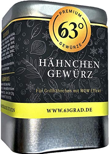 63 Grad - Hähnchen Gewürz - Gewürzsalz für Huhn und Geflügel (90) von 63 Grad