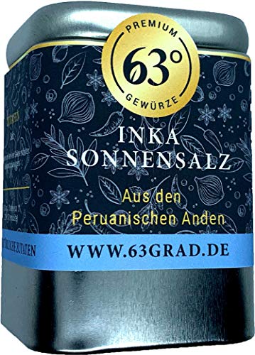 63 Grad Inka Sonnensalz . Salzflocken aus den peruanischen Anden (150g) von 63 Grad