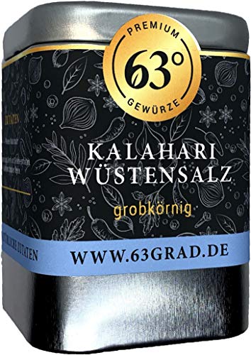 63 Grad - Kalahari Wüstensalz Premium Salz (125g) von 63 Grad
