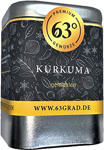 63 Grad - Kurkuma, gemahlen in Premium Qualität (100g) von 63 Grad