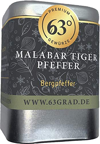63 Grad - Malabar Tiger Pfeffer - Hochland Pfeffer (55g) von 63 Grad