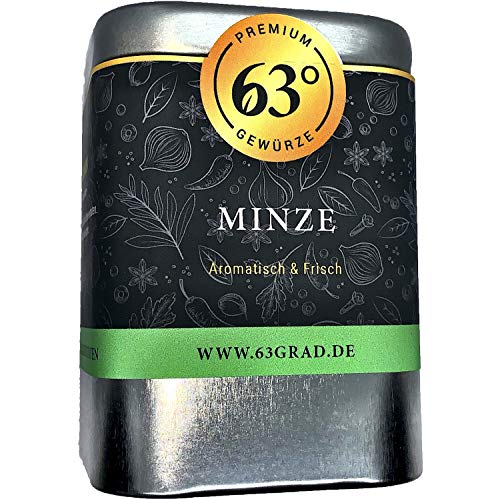 63 Grad - Minze gerebelt zum kochen oder als Tee (25g) von 63 Grad