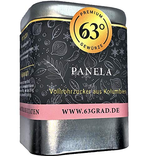 63 Grad - Panela - Vollrohrzucker aus Kolumbien (120g) von 63 Grad