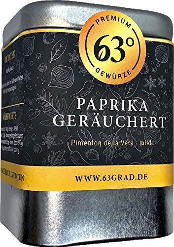 63 Grad - Paprika geräuchert -mild- Pimenton de la Vera (70g) von 63 Grad