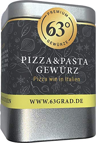 63 Grad - Pizza & Pasta Gewürz - Für leckere Teige und Saucen (75g) von 63 Grad