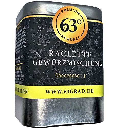 63 Grad - Raclette Gewürz - Gewürzmix für leckere Raclette oder Käsefondue Abende (70g) 63 Grad - Raclette Gewürz - Gewürzmix für leckere Raclette oder Käsefondue Abende (70g) von 63 Grad