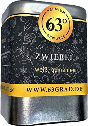 63 Grad - Zwiebel - weiß, gemahlen (80g) von 63 Grad