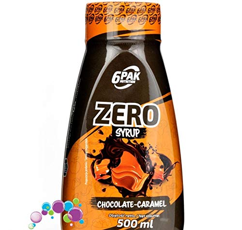 6Pak Zero Sauce Chocolate & Caramel - Schokoladen-Karamell-Sauce 500ml von 6Pak Nutrition