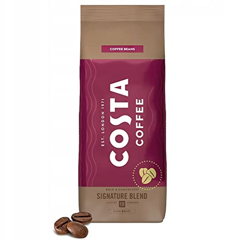 Costa Coffee Signature Blend Dark Bohnenkaffee, Coffee Beans (Signature Blend Dark, 1 kg) von sarcia.eu
