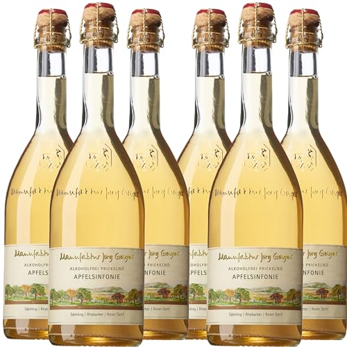Apfelsinfonie Jörg Geiger Alkoholfrei Prickelnd, (6x0,75l) Apfelsinfonie Jörg Geiger Alkoholfrei Prickelnd, (6x0,75l) von 6er Paket