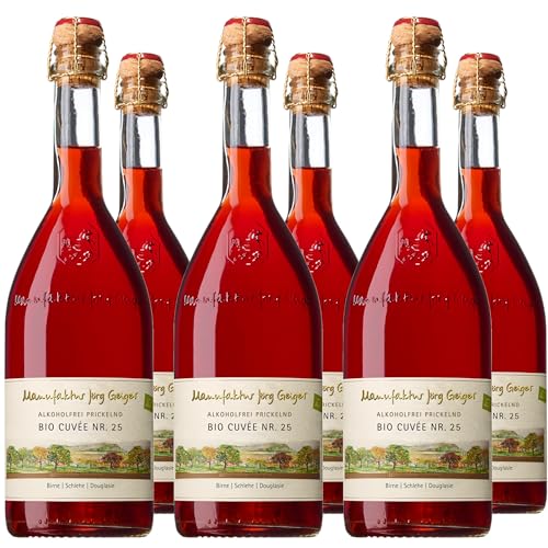 Bio Cuvée Nr. 25 Alkoholfrei Prickelnd, Jörg Geiger, 6er Paket Bio Cuvée Nr. 25 Alkoholfrei Prickelnd, Jörg Geiger, 6er Paket von 6er Paket