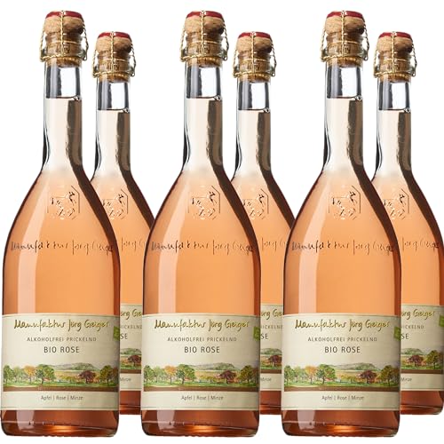 Bio Rose Alkoholfrei Prickelnd, Jörg Geiger, 6er Paket Bio Rose Alkoholfrei Prickelnd, Jörg Geiger, 6er Paket von 6er Paket