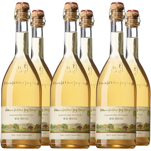Bio Weiss Alkoholfrei Prickelnd, Jörg Geiger, 6er Paket Bio Weiss Alkoholfrei Prickelnd, Jörg Geiger, 6er Paket von 6er Paket