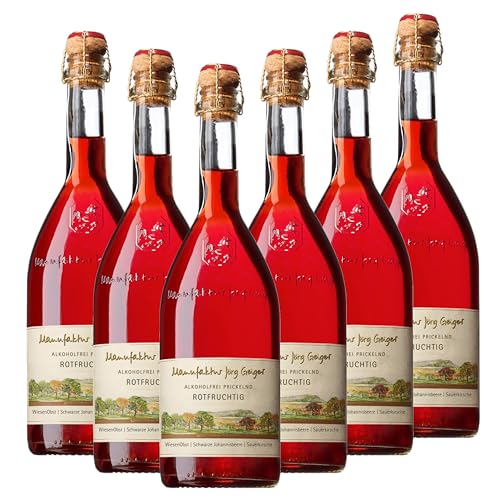 Rotfruchtig Alkoholfrei Prickelnd, Jörg Geiger, 6er Paket Rotfruchtig Alkoholfrei Prickelnd, Jörg Geiger, 6er Paket von 6er Paket