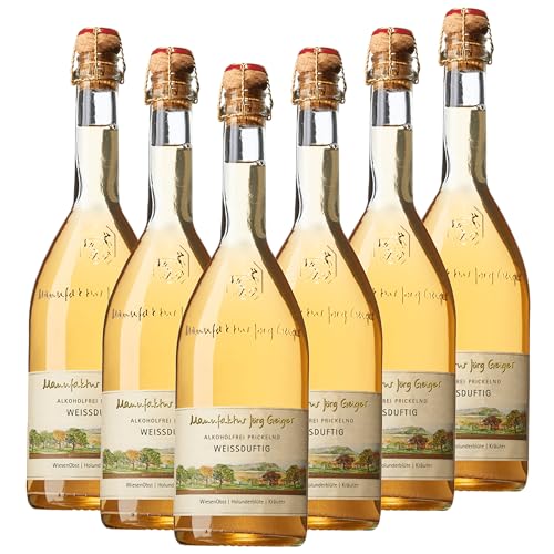 Weißduftig Jörg Geiger Alkoholfrei Prickelnd (6x 0,75l) von 6er Paket