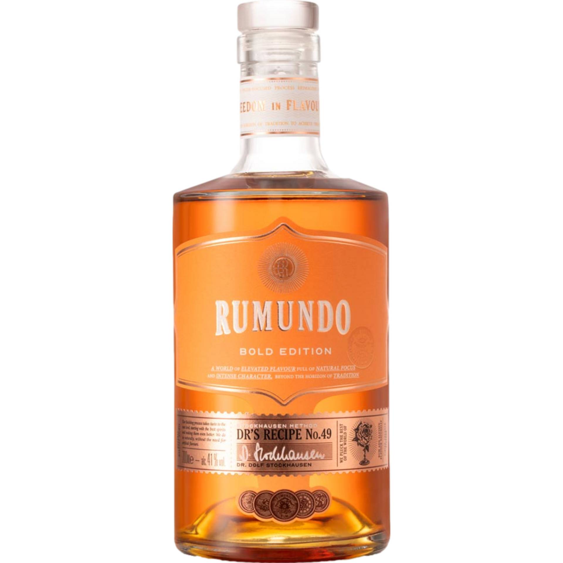 Seven Seals Rumundo Bold Dr. Recipe No. 49 Rum, Schweiz, 0,7 L, 46,0 % Vol., Spirituosen Seven Seals Rumundo Bold Dr. Recipe No. 49 Rum, Schweiz, 0,7 L, 46,0 % Vol., Spirituosen von 7 Seals Innovation AG, Stanstaderstraße 90, CH-6370 Stans