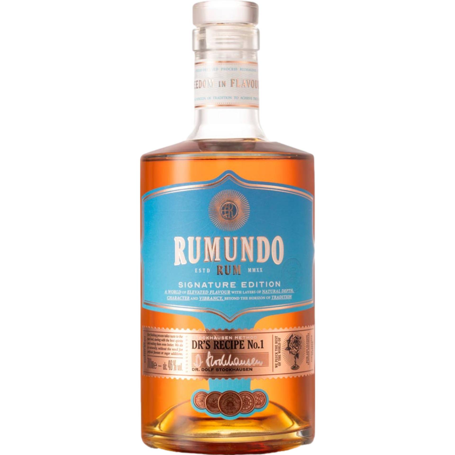 Seven Seals Rumundo Signature Dr. Recipe No. 1 Rum, Schweiz, 0,7 L, 46,0 % Vol., Spirituosen Seven Seals Rumundo Signature Dr. Recipe No. 1 Rum, Schweiz, 0,7 L, 46,0 % Vol., Spirituosen von 7 Seals Innovation AG, Stanstaderstraße 90, CH-6370 Stans