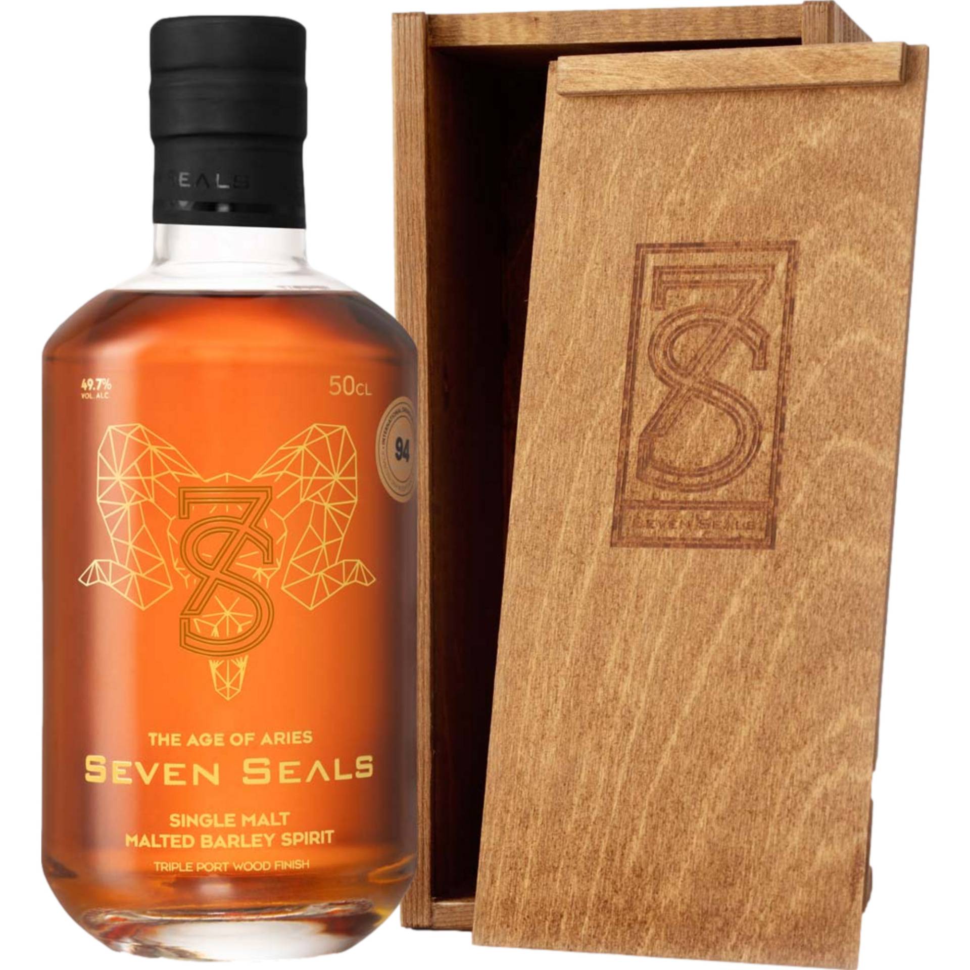 Seven Seals The Age of Aries Single Malt Whisky, Schweiz, 0,5 L, 49,7 % Vol., Spirituosen Seven Seals The Age of Aries Single Malt Whisky, Schweiz, 0,5 L, 49,7 % Vol., Spirituosen von 7 Seals Innovation AG, Stanstaderstraße 90, CH-6370 Stans