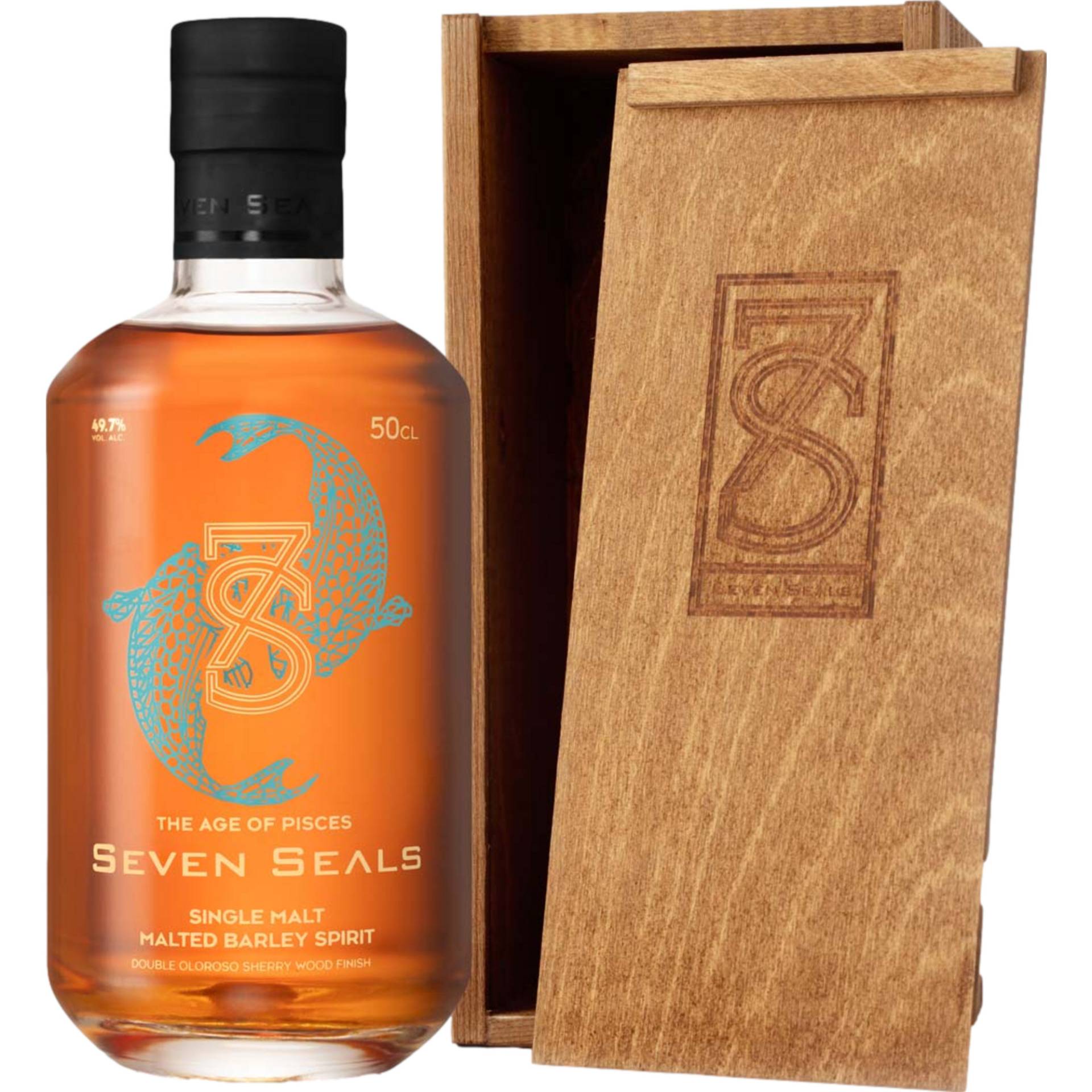 Seven Seals The Age of Pisces Single Malt Whisky, Schweiz, 0,5 L 49,7 % Vol., Spirituosen Seven Seals The Age of Pisces Single Malt Whisky, Schweiz, 0,5 L 49,7 % Vol., Spirituosen von 7 Seals Innovation AG, Stanstaderstraße 90, CH-6370 Stans
