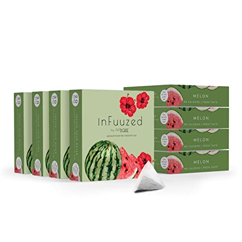 720°DGREE "InFuuzed" Geschmack Melone - 160 Beutel mind. 80 Liter - Kein Zuckerzusatz, Ohne Kalorien - Natürlich lecker für Deine Trinkflasche: Die Getränke Alternative zu Eistee, Limonade, Sirup von 720°DGREE