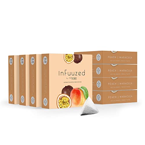 720°DGREE "InFuuzed" Geschmack Pfirsich-Maracuja - 160 Beutel mind. 80 Liter - Kein Zuckerzusatz, Ohne Kalorien - Natürlich lecker für Deine Trinkflasche: Die Getränke Alternative zu Eistee, Limonade von 720°DGREE
