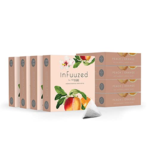 720°DGREE "InFuuzed" Geschmack Orange-Pfirsich - 160 Beutel mind. 80 Liter - Kein Zuckerzusatz, Ohne Kalorien - Natürlich lecker für Deine Trinkflasche: Die Getränke Alternative zu Eistee, Limonade von 720°DGREE