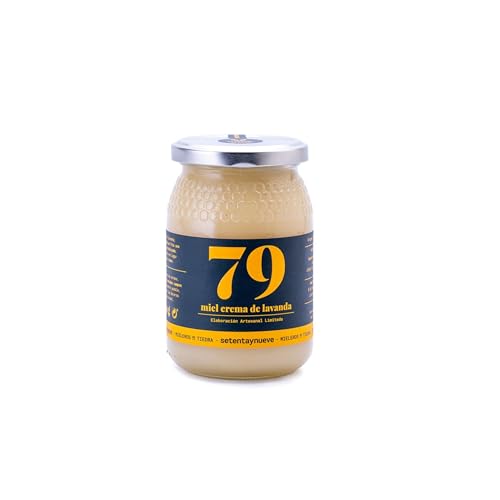 79 Setentaynueve Honig "Cream" aus Lavendel, kaltcremefarben, weiche und leicht zu verteilende Textur, blumiger Duft mit Kamillen-Note, Format 500 g 79 Setentaynueve Honig "Cream" aus Lavendel, kaltcremefarben, weiche und leicht zu verteilende Textur, blumiger Duft mit Kamillen-Note, Format 500 g von 79 setentaynueve