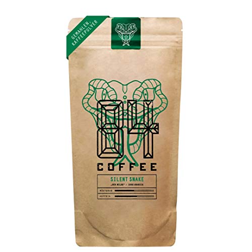 84 Coffee - Vietnamesischer Premium Kaffee - Silent Snake - Hell geröstet - 100% Arabica -fairer & direkter Handel - frisch & schonend geröstet - gemahlen (250g - gemahlen) von 84 Coffee