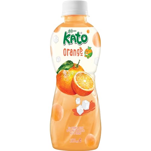 KATO - Orangensaft mit Nata de Coco - 24 X 320 ML - Multipack von 8719965038370