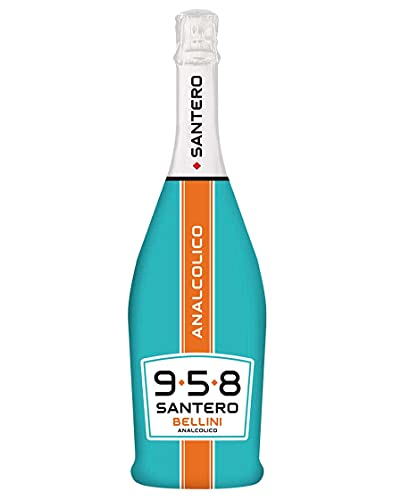 9-5-8 Santero Bellini alkoholfrei Cocktail - Spritziger Aperitif alkoholfrei 0,75l von 958 Santero