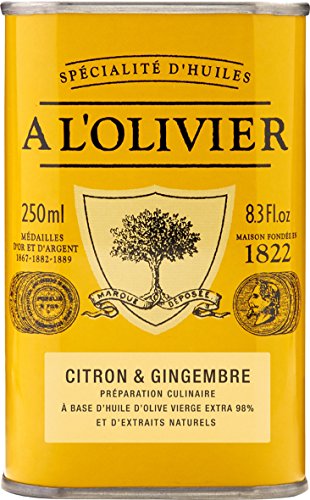 A L'Olivier - Olivenöl Zitrone & Ingwer , 250 ml A L'Olivier - Olivenöl Zitrone & Ingwer , 250 ml von A L'Olivier