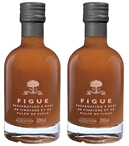 A l'Olivier - 2er-Set Fruchtessig mit Feige (Figue) - 2 x 200 ml von A l'Olivier