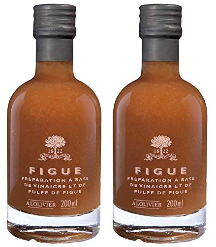 A l'Olivier - 2er-Set Fruchtessig mit Feige (Figue) - 2 x 200 ml von A L'Olivier