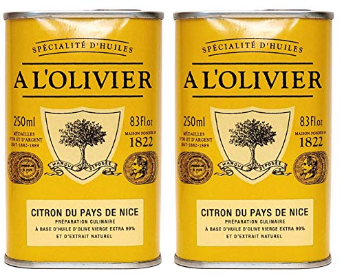 A l'Olivier - 2er-Set Provence Olivenöl mit Zitrone (Citron) - 2 x 250 ml von A l'Olivier