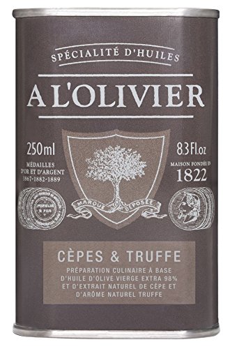 A l'Olivier - Olivenöl mit Steinpilzen & Trüffel - 25 cl von A l'Olivier