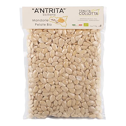 A'Ntrita® - Mandeln Blanchiert Bio 1 Kg - 100% Italienisch - Hergestellt in Sizilien von A'Ntrita
