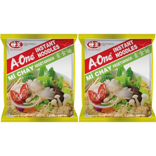 A-ONE Instantnudeln, Vegetarisch, 85 g (Packung mit 2) von A-ONE