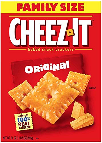 Cheez It Original Baked Cracker, Familiengröße, 595 g Cheez It Original Baked Cracker, Familiengröße, 595 g von A Taste Of America